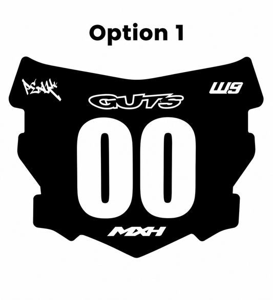 Motocutz Number Plate Decal